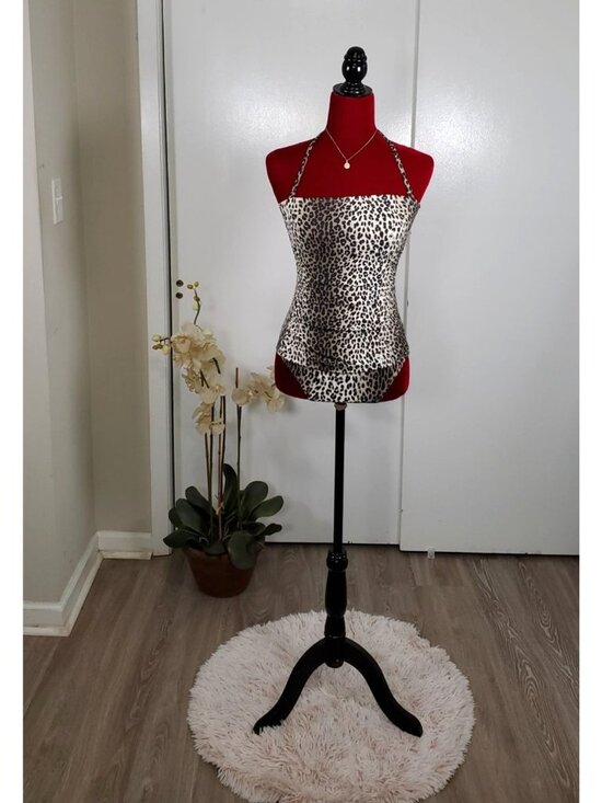 Tommy Bahamas Other - Tommy Bahamas Women's Gathered One Piece Leopard Animal Print Size 8 1772